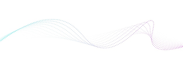 Colorful motion sound wave abstract vector background