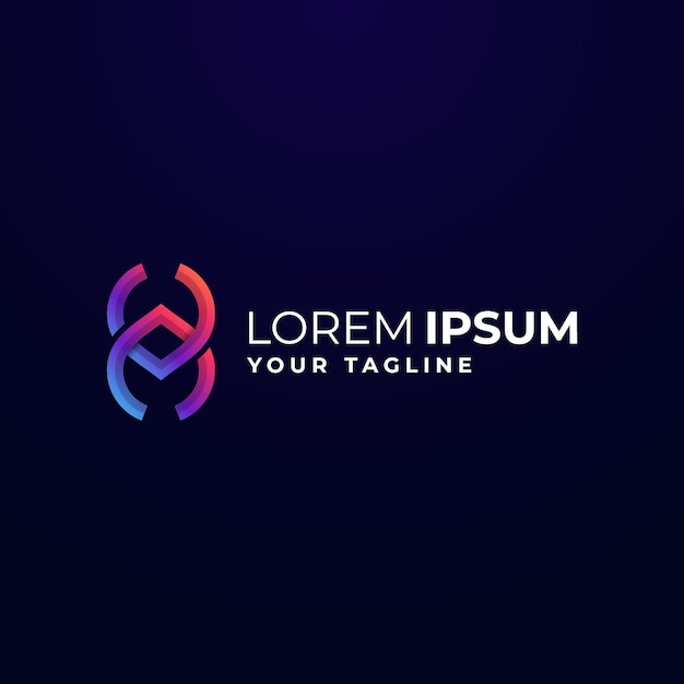 colorful mow logo template