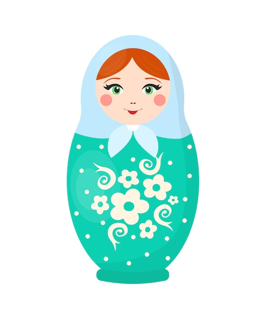 Colorful nesting doll