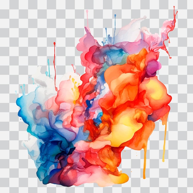 Vector a colorful paint splatter