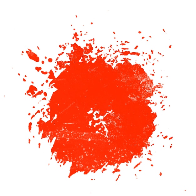 Colorful paint stain isolated on white vector