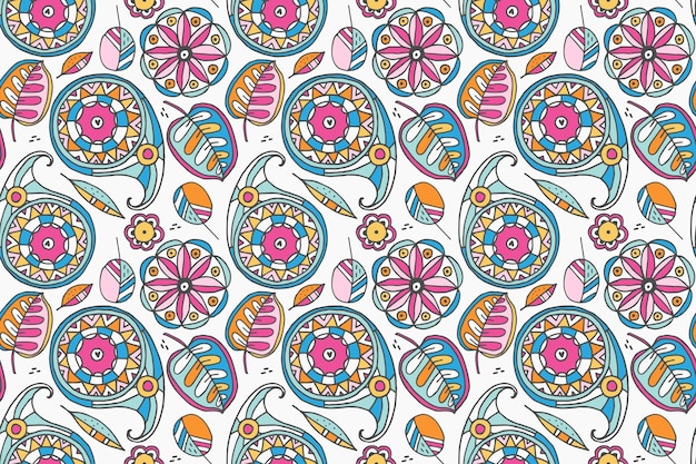 colorful paisley pattern
