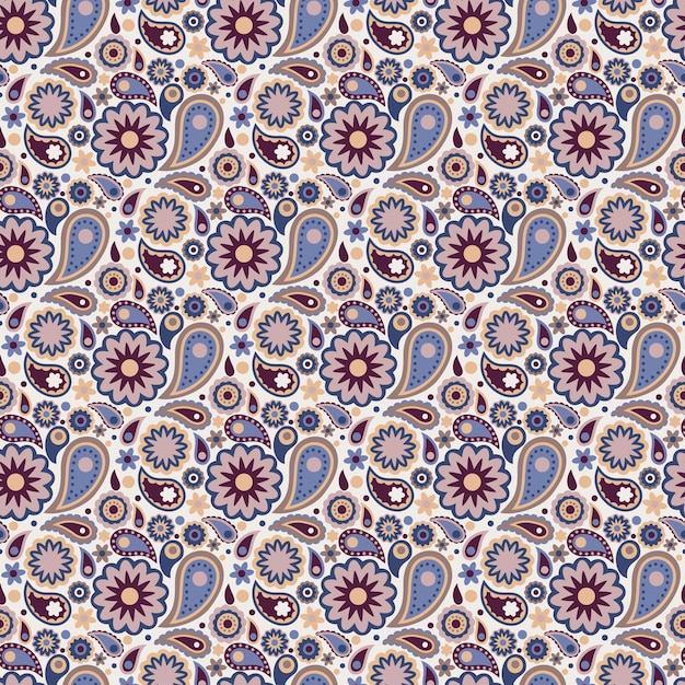 Colorful paisley pattern