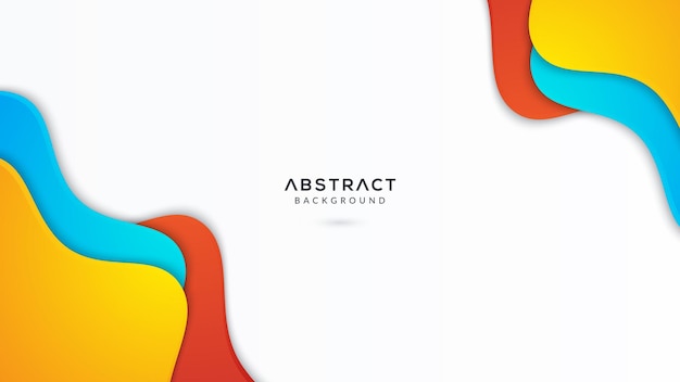 colorful paper cut background