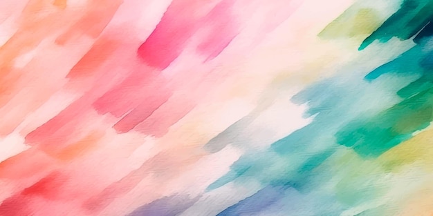 Vector colorful paper texture watercolor painted on paper background