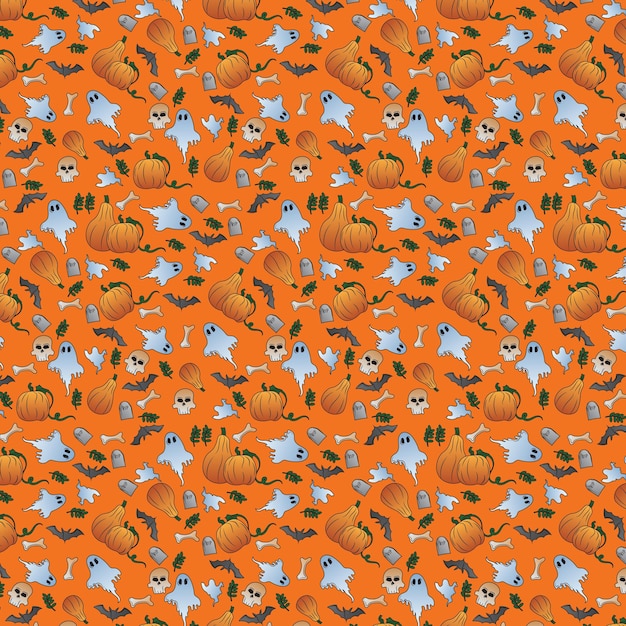 Colorful pattern background for the holiday halloween Vector