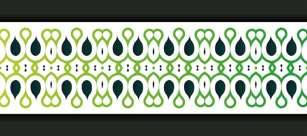 Colorful pattern border pattern design