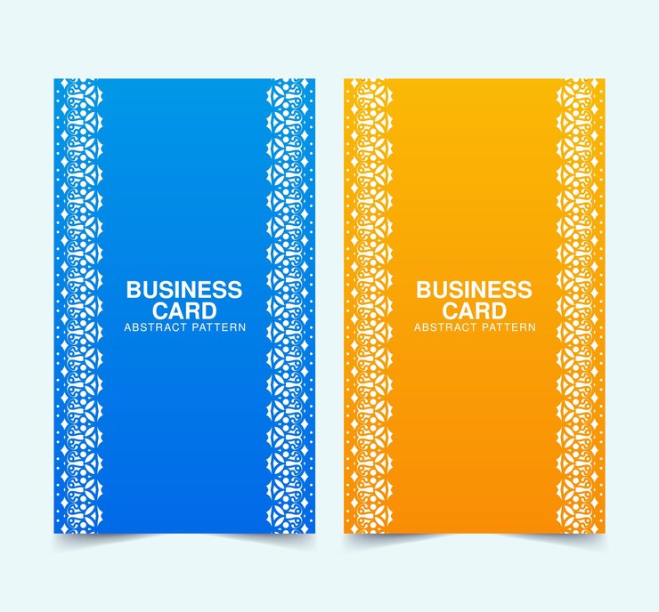 वेक्टर colorful pattern style vertical greeting card