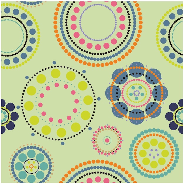 Colorful pattern vector design