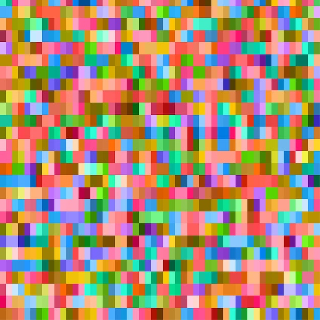 Vector colorful pattern with chaotic pixels