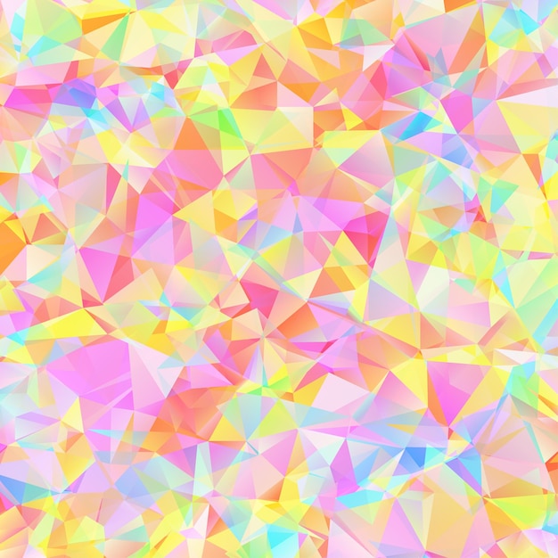 Vector colorful pattern with chaotic triangles