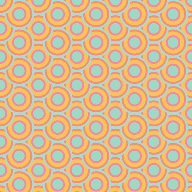 A colorful pattern with circles