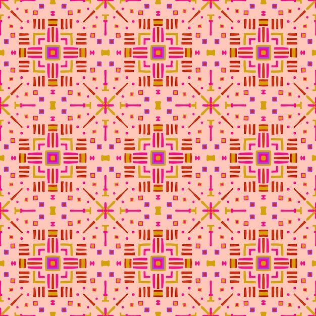 A colorful pattern with the word red on it