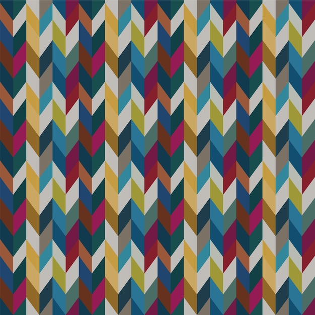 Vector a colorful pattern with zigzag shapes