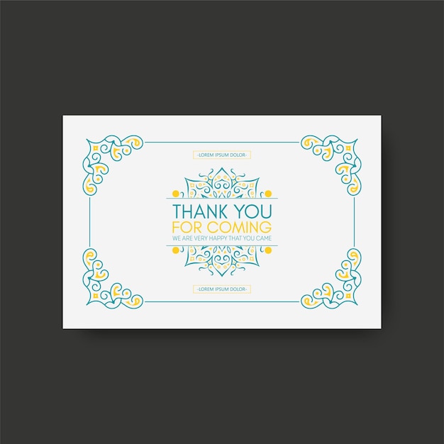 colorful patterned wedding thank you cards