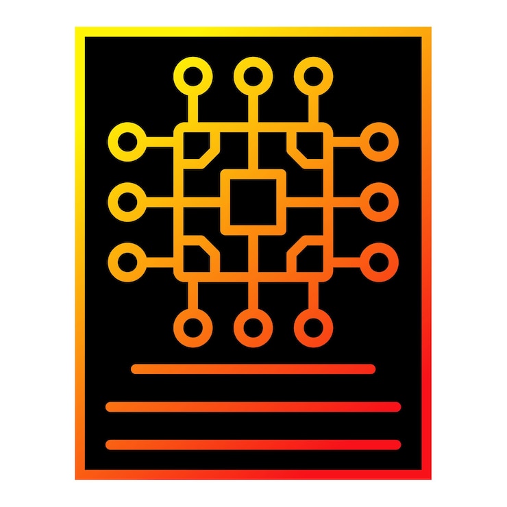 Vector a colorful picture of a puzzle with the number 3 on it