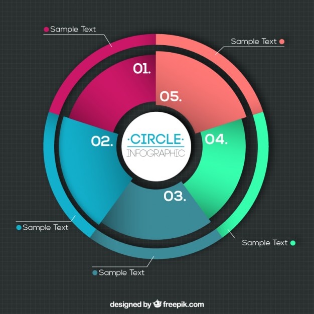 Colorful pie chart