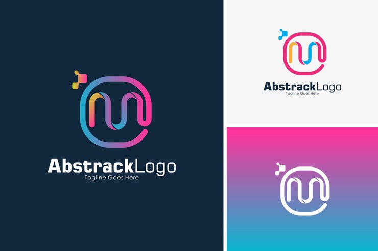Vector 다채로운 픽셀 글자 m 아이콘 로고 디자인 터 초기 m 기술 로고 디자인 모델