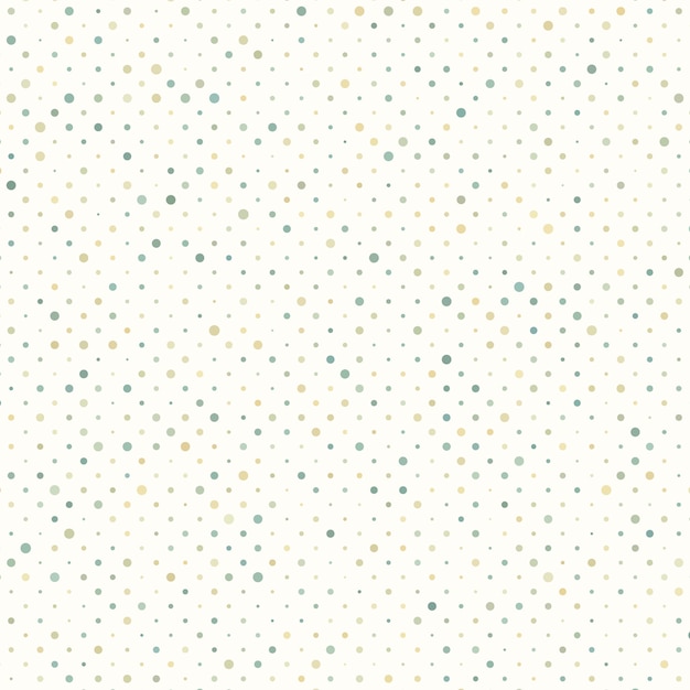 Vector colorful polka dot pattern.