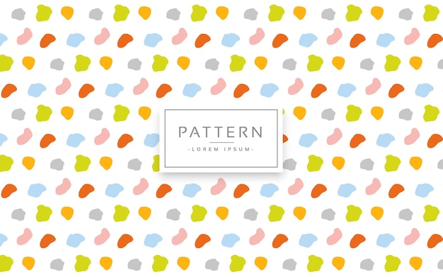 colorful polka dots pattern background