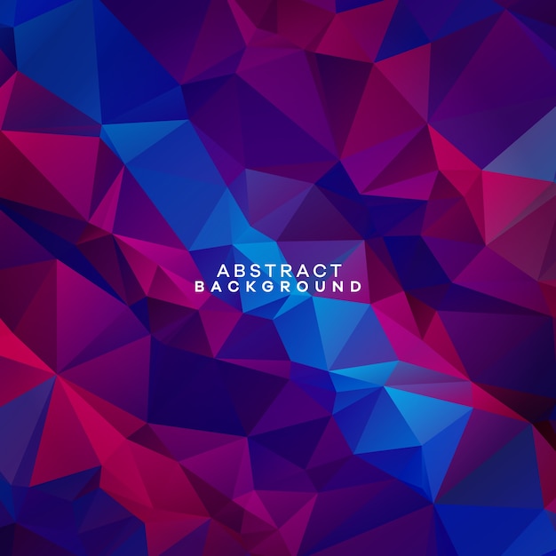 Colorful polygon abstract background