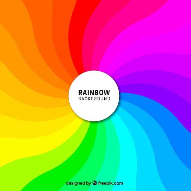 Vector colorful rainbow background