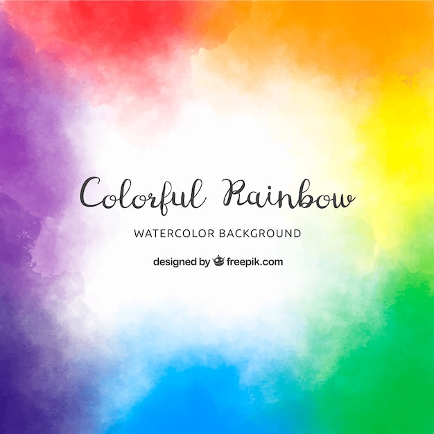 Colorful rainbow background