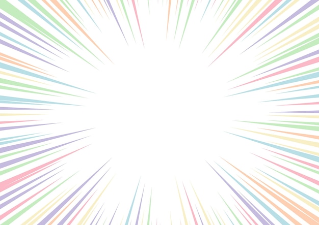 Vector colorful rays vector background