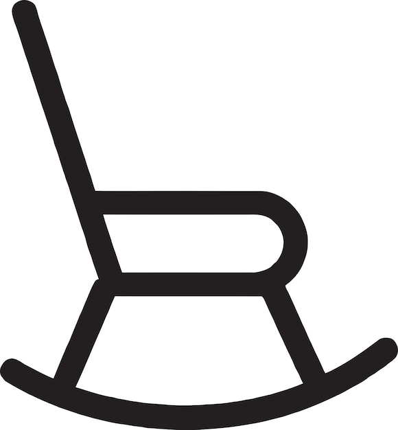 Colorful Recliner Chair Icon Vector for Playful and Vibrant Brands