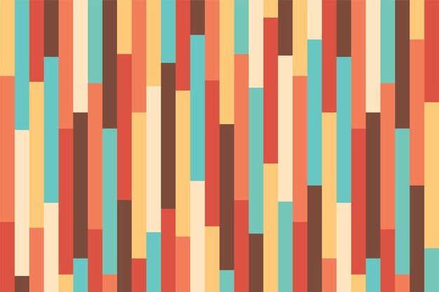 Colorful retro stripes pattern background