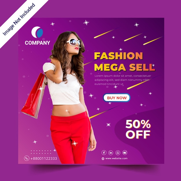 Colorful sale banner template Vector