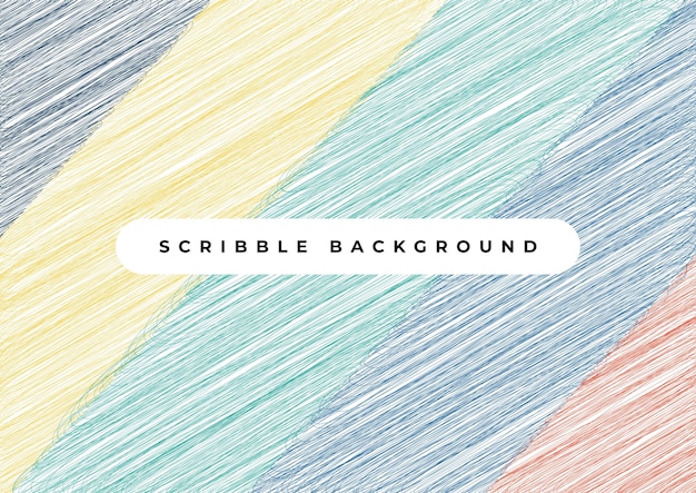 colorful scribble background design