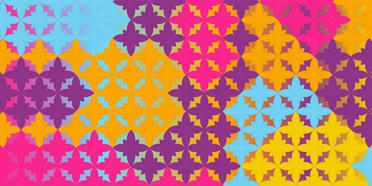 Vector colorful seamless pattern background