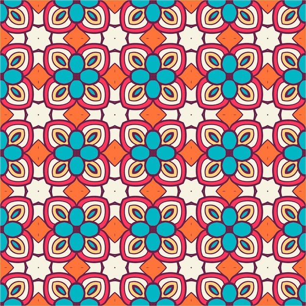 다채로운 원활한 패턴 배경
