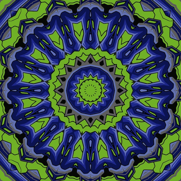 Design mandala colorato senza cuciture