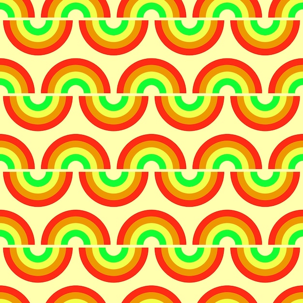 Colorful seamless pattern of rainbow for fabric textile wrappers and other various surfaces