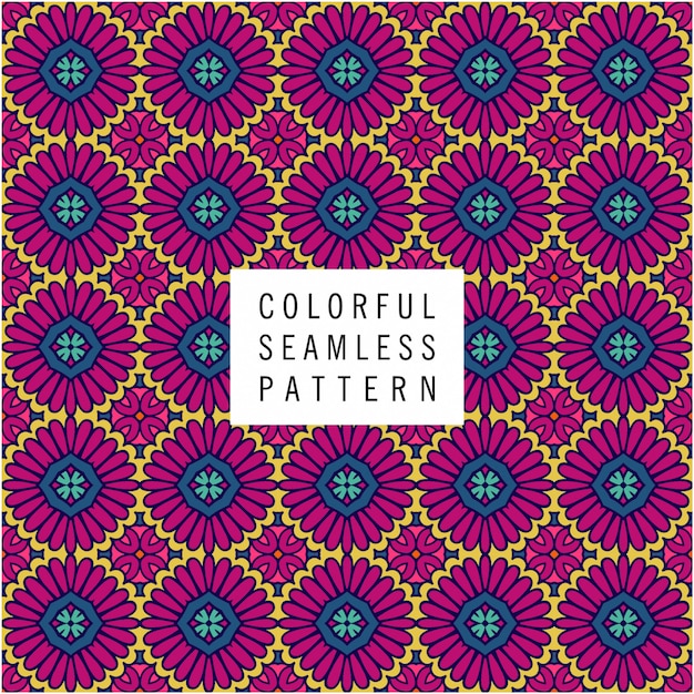 Colorful seamless pattern with abstract background