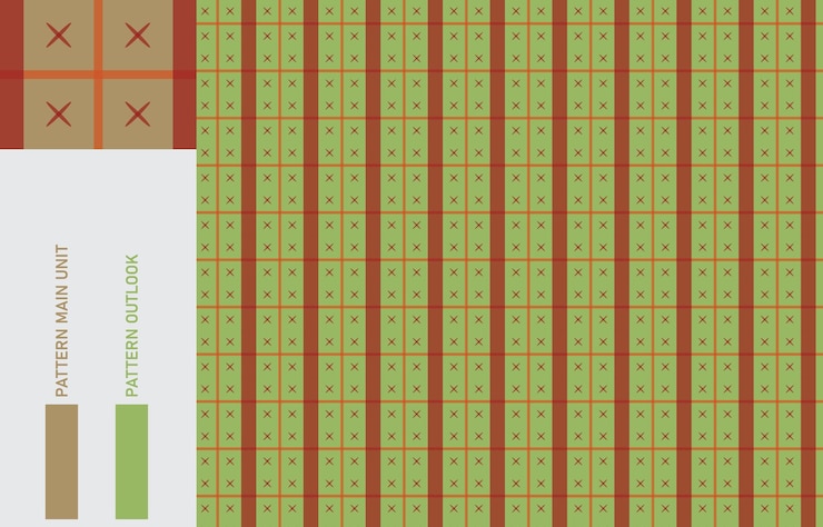 Vector colorful seamless textile cloth pattern collection vector illustration