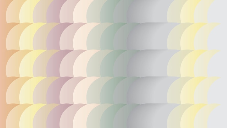 Vector a colorful series of circles with a colorful background