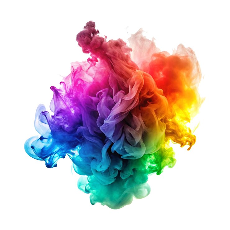Vector a colorful series of colors of rainbow colors