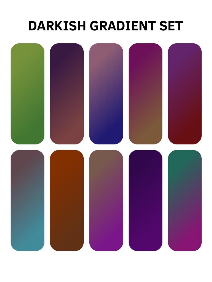 Vector a colorful set of buttons with different colors and colors
