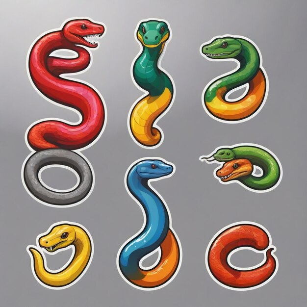 Vector a colorful set of letters that say  g  and  c