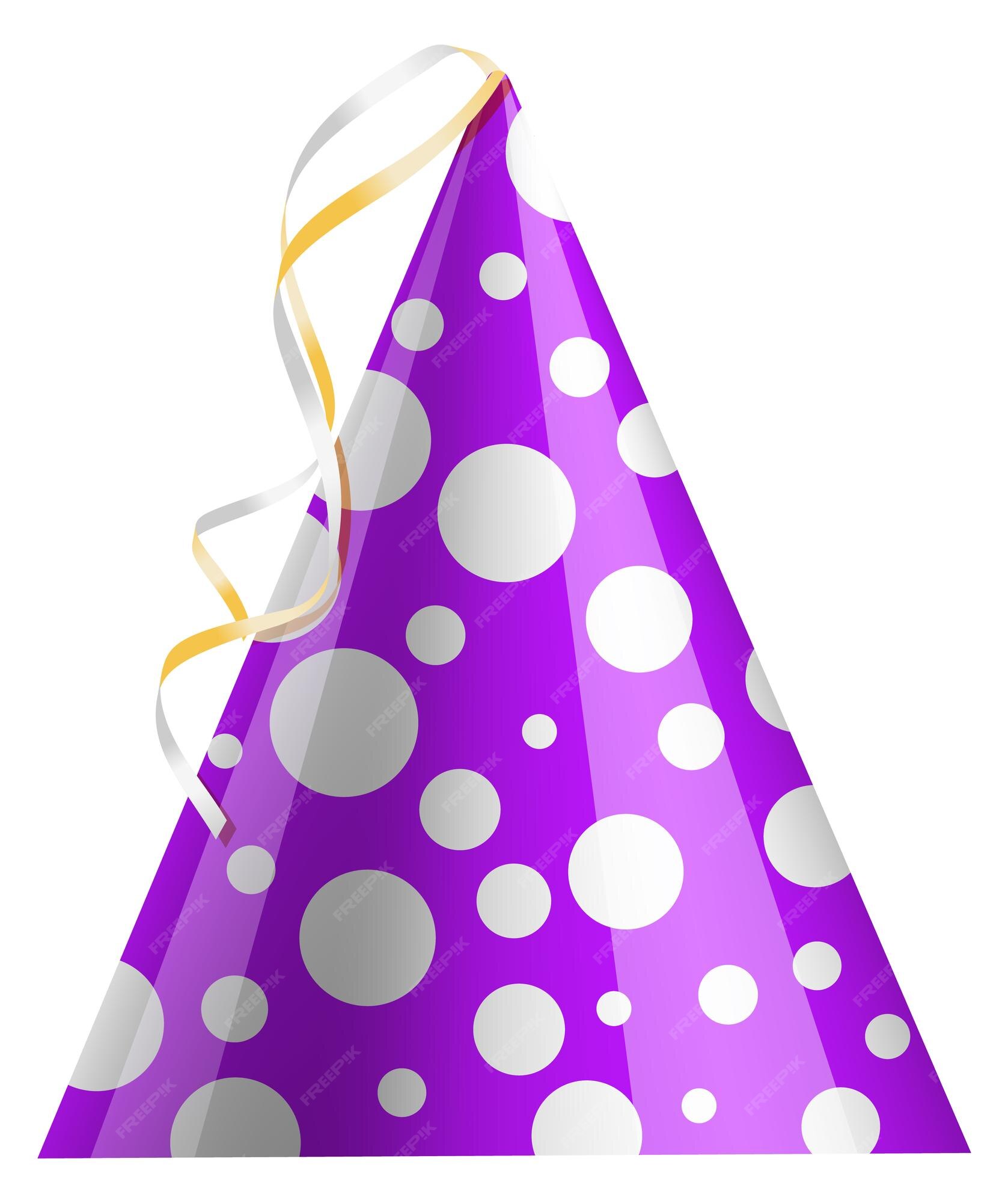premium-vector-colorful-shiny-cap-realistic-festive-paper-hat