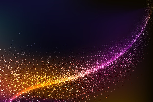 Colorful shiny wave background