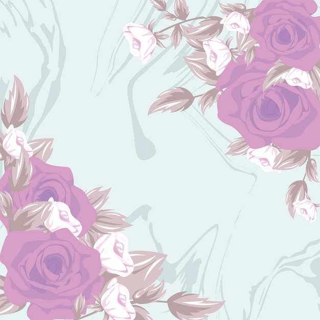 花のパステルカラーでカラフルなシルクスカーフ
