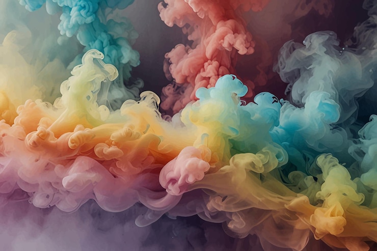 Vector colorful smoke wallpaper smoke background smoke effects background smoke texture background