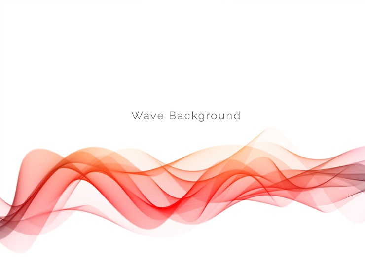 Vector colorful smoke wave design modern background