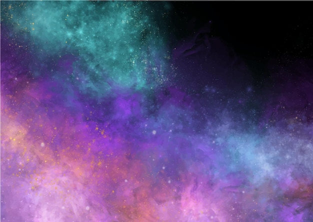 Colorful space background with stars Abstract universe textured background