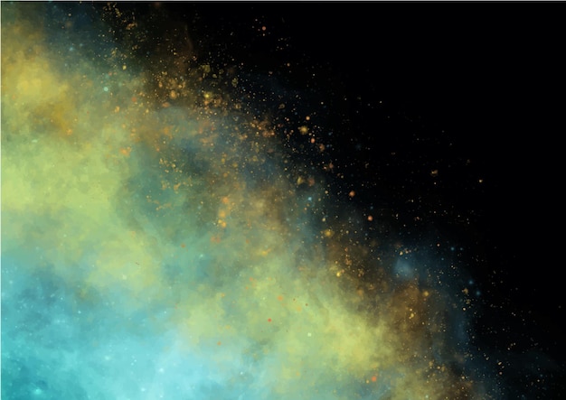 Vector colorful space background with stars abstract universe textured background