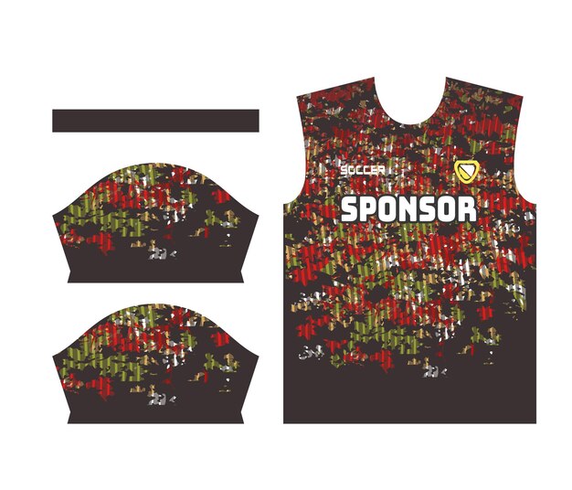 Colorful Sports Jersey Design for sublimation or soccer kit design for sublimation